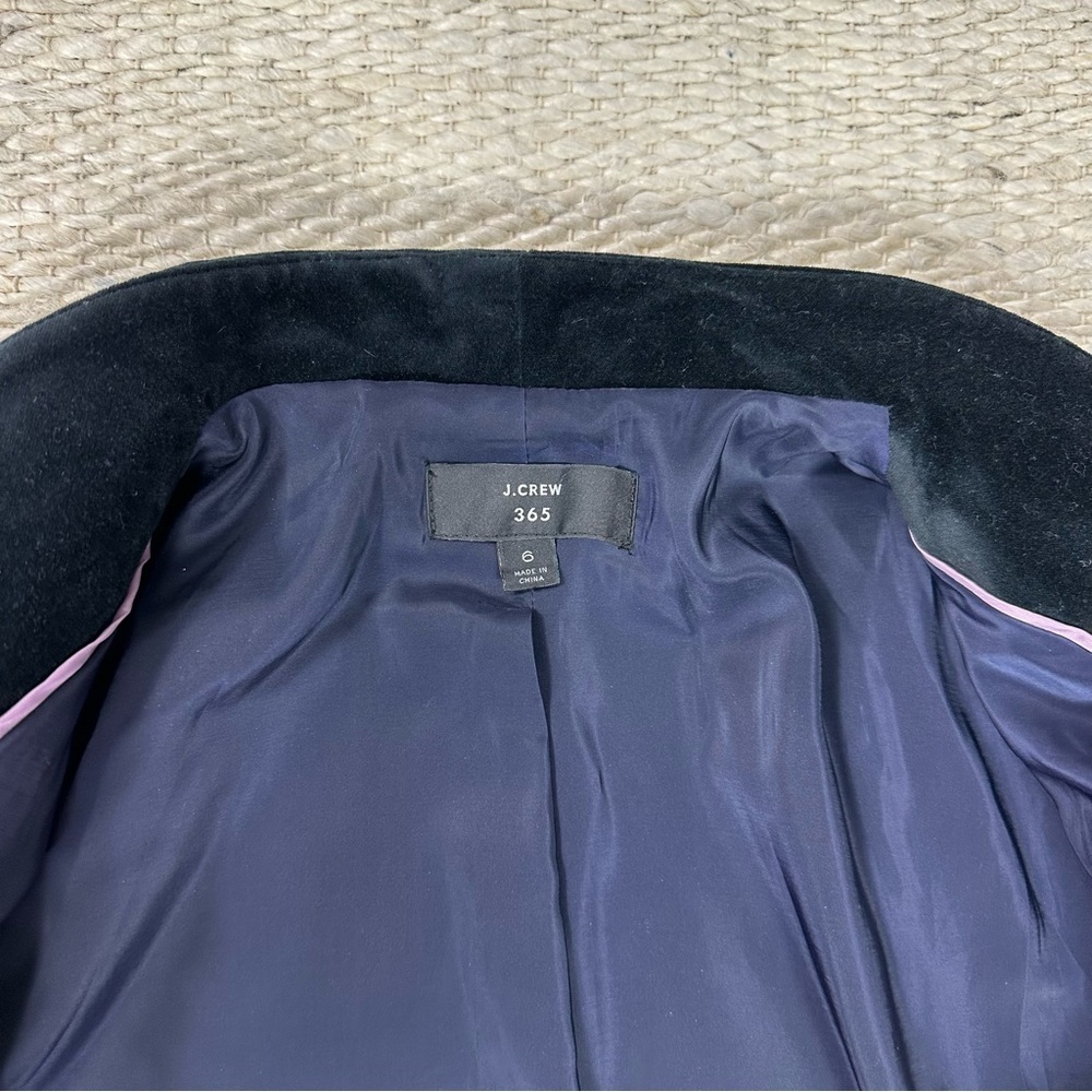 J. Crew 365 Velvet Blazer Size 6 - Picture 11 of 17